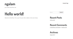 Desktop Screenshot of ngalam.com